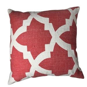 Mela Artisans Ikat Pillow **COVER 20 X 20 Pearly Button Closure NEW Square Throw